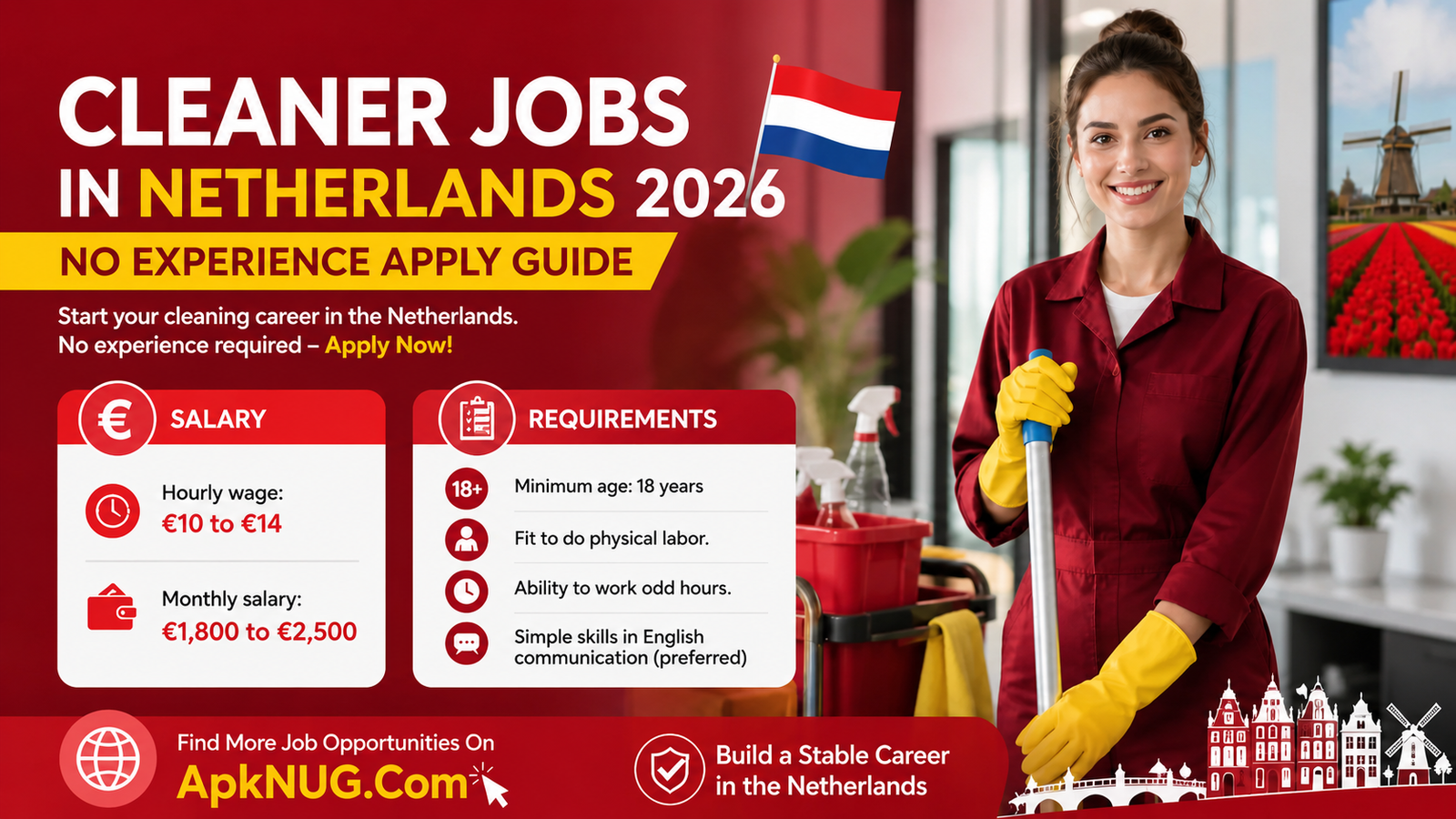 Cleaner Jobs in Netherlands
