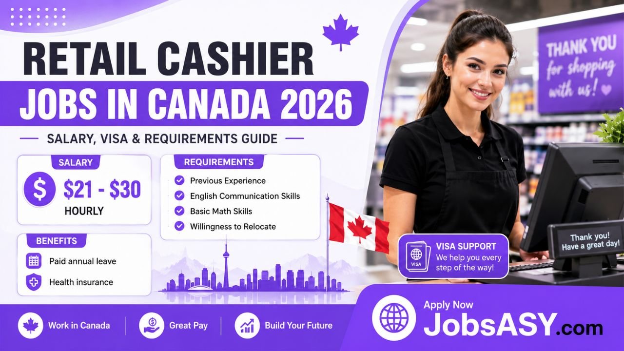Retail Cashier Jobs in Canada